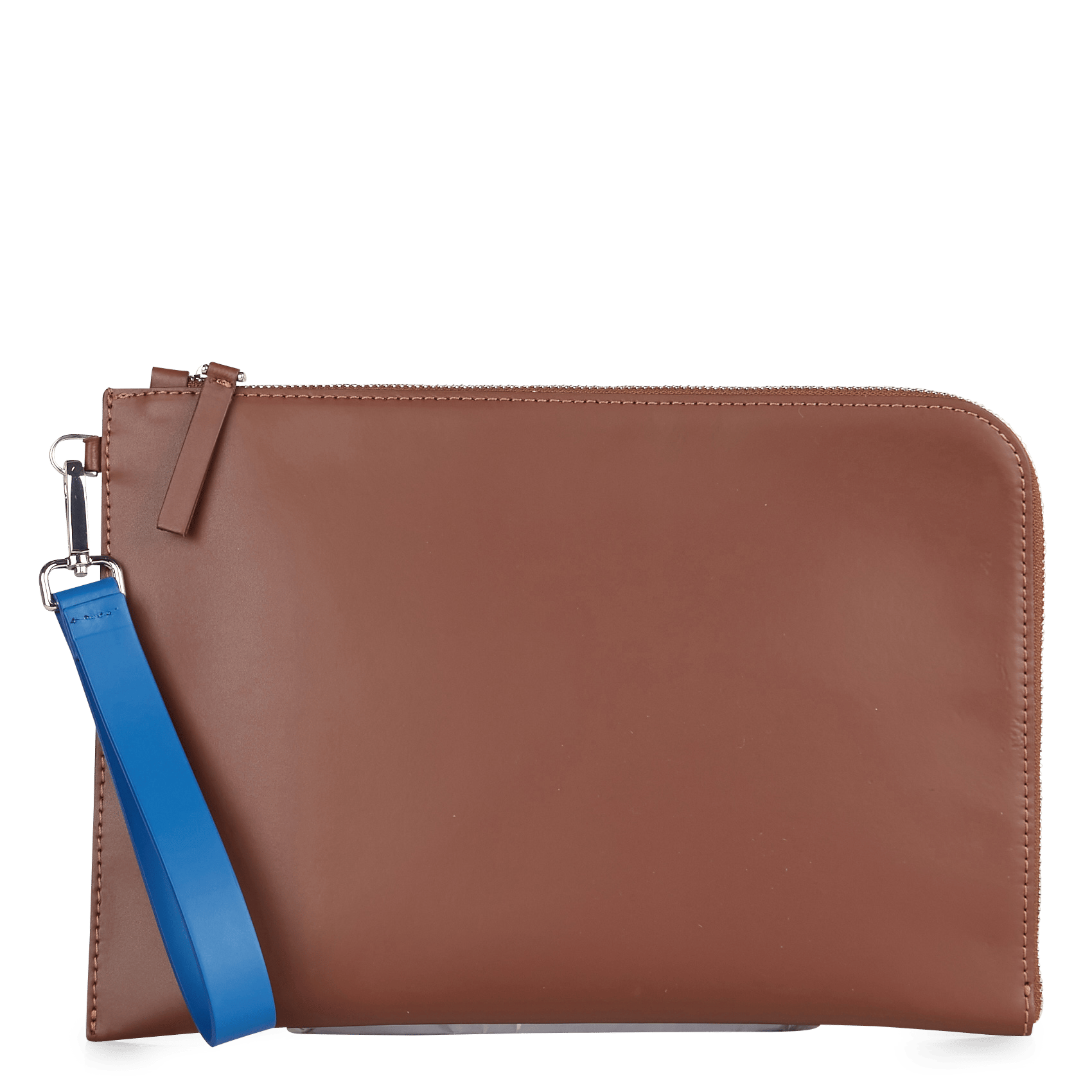 Leder-Clutch mit Reißverschluss SAISON 1865 Mehrfarbig