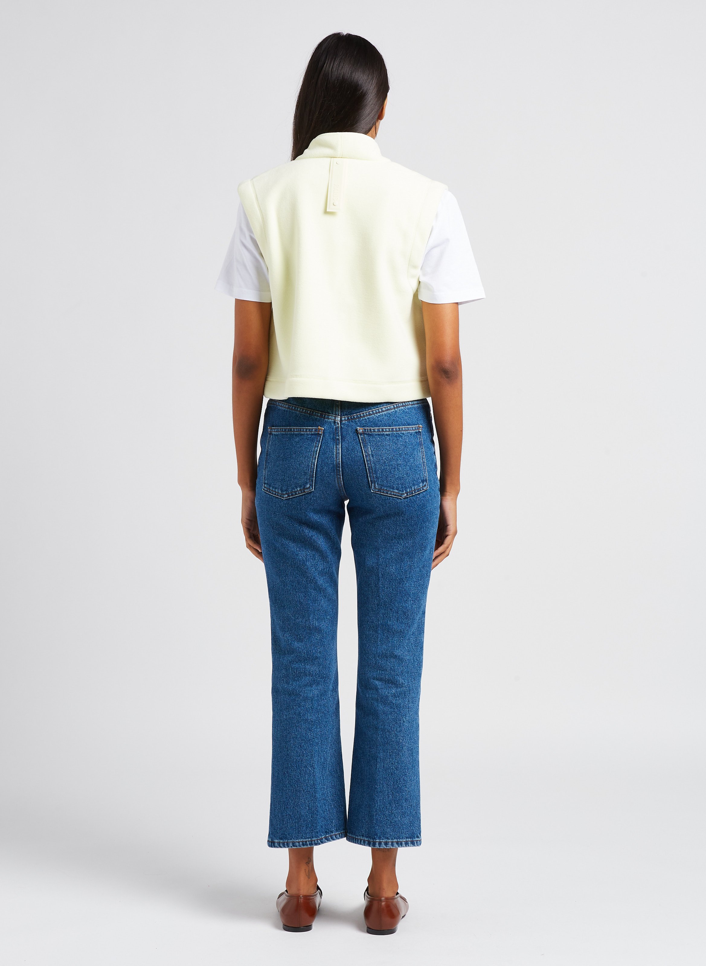 V-neck jacket RAINS Yellow