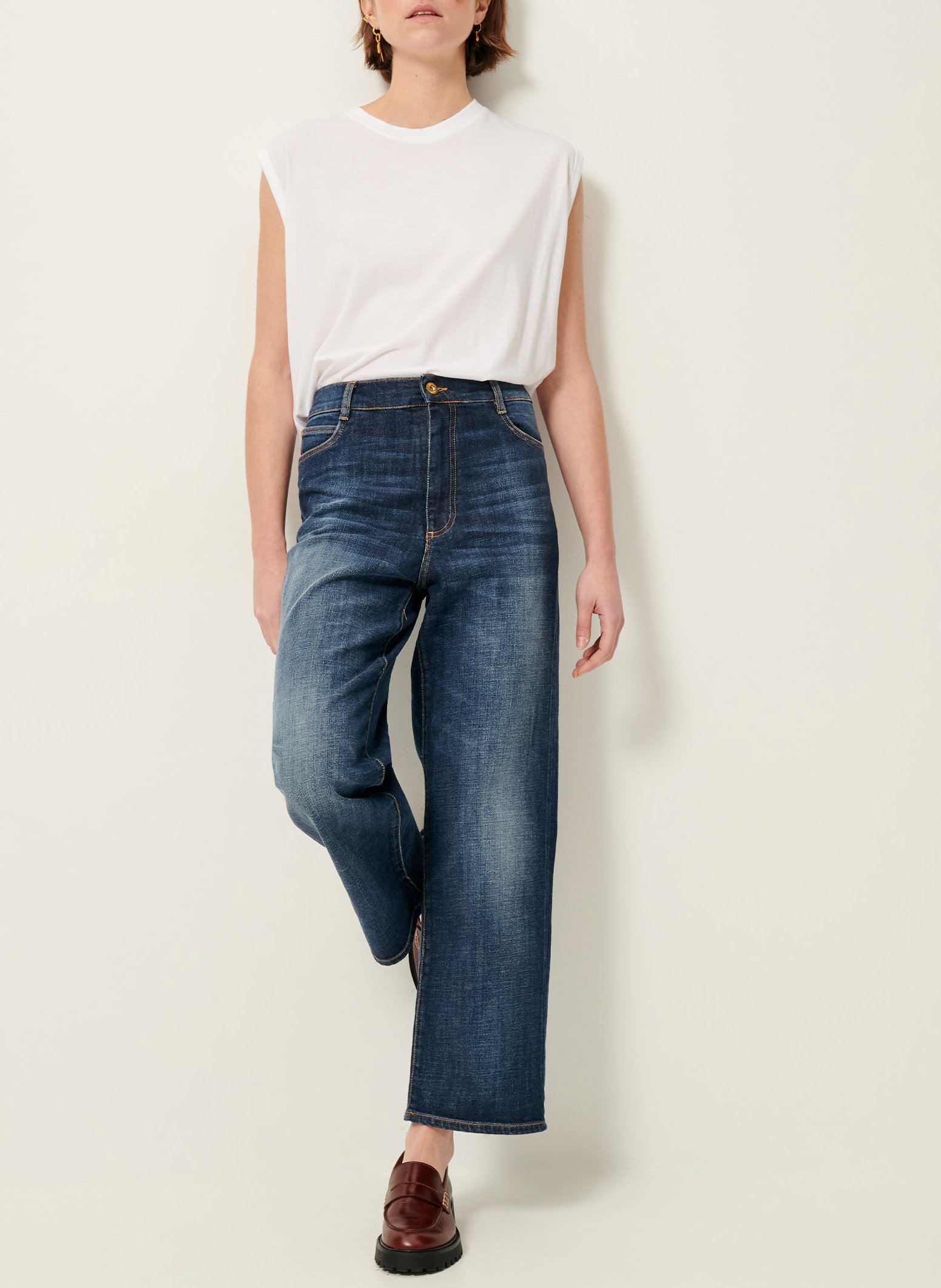 Straight jeans SESSUN Blue