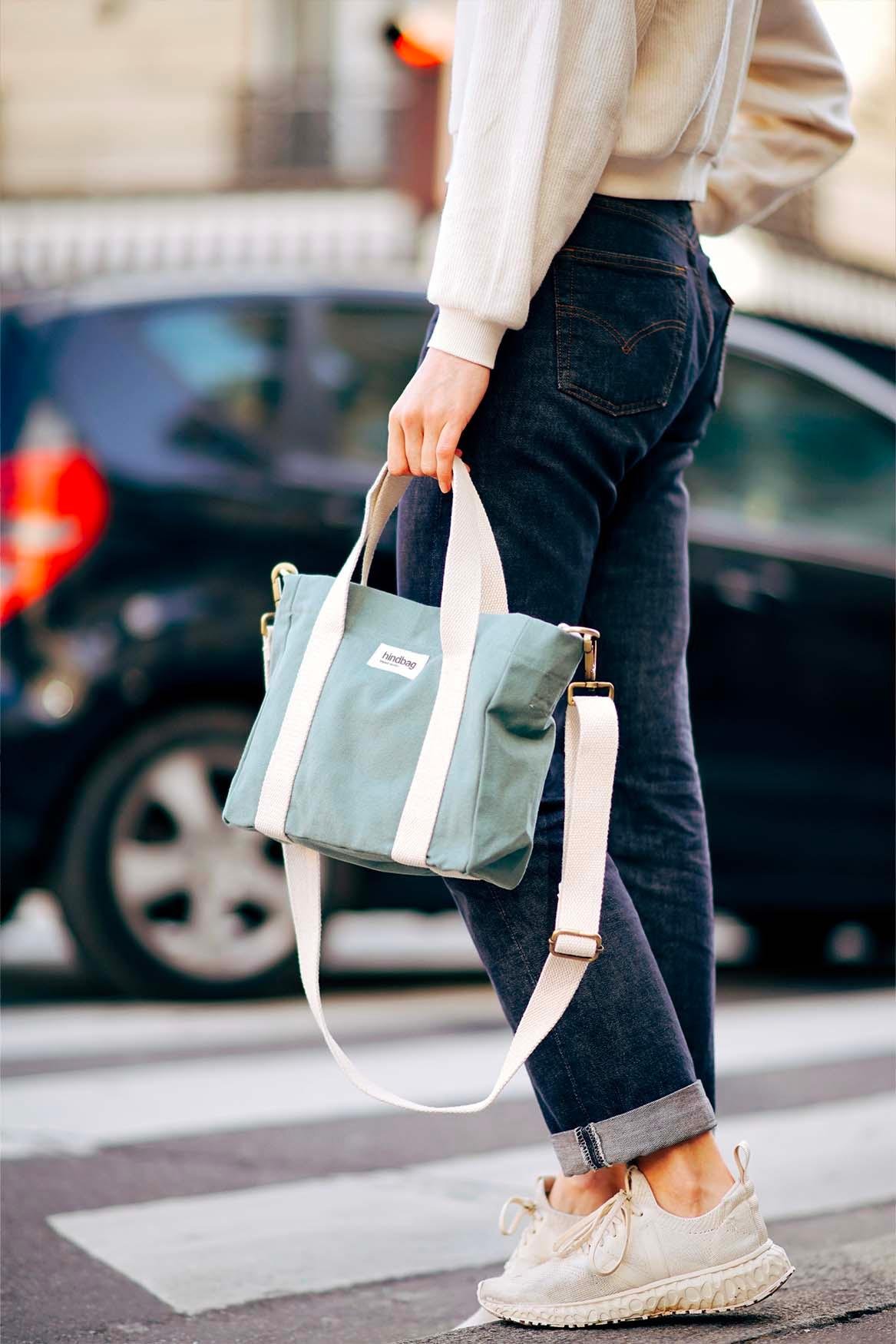 Cotton handbag HINDBAG Green