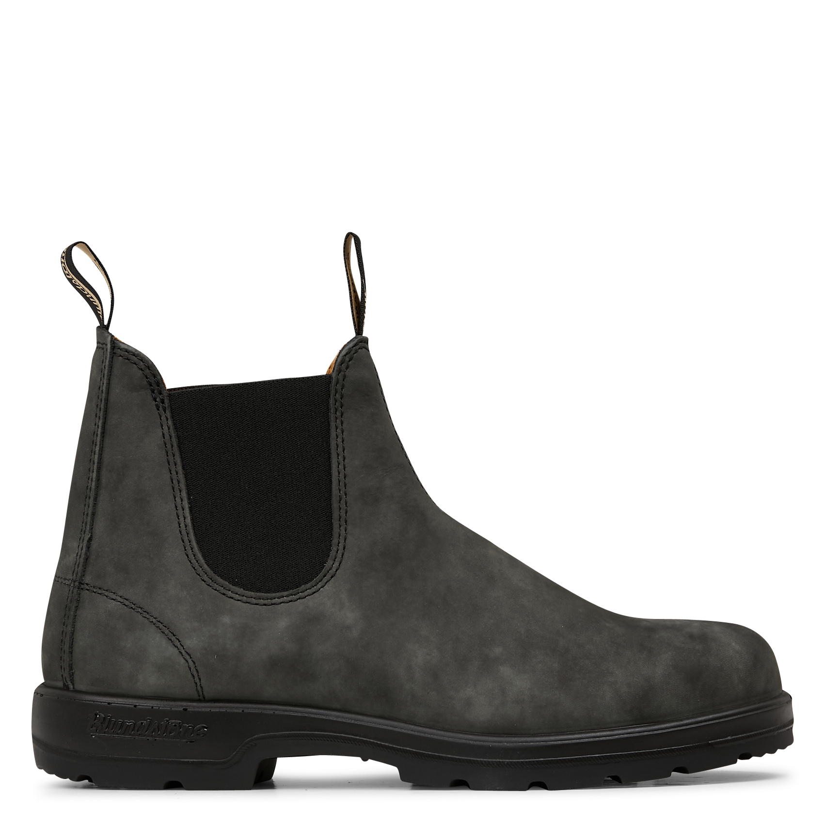 Mixed leather ankle boots BLUNDSTONE Grey