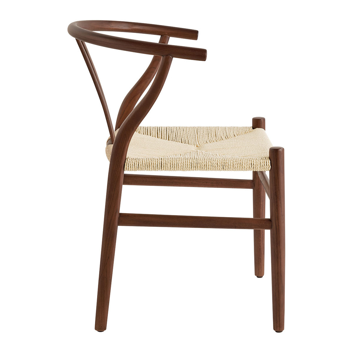 Ash wood chair BLANC D'IVOIRE Brown