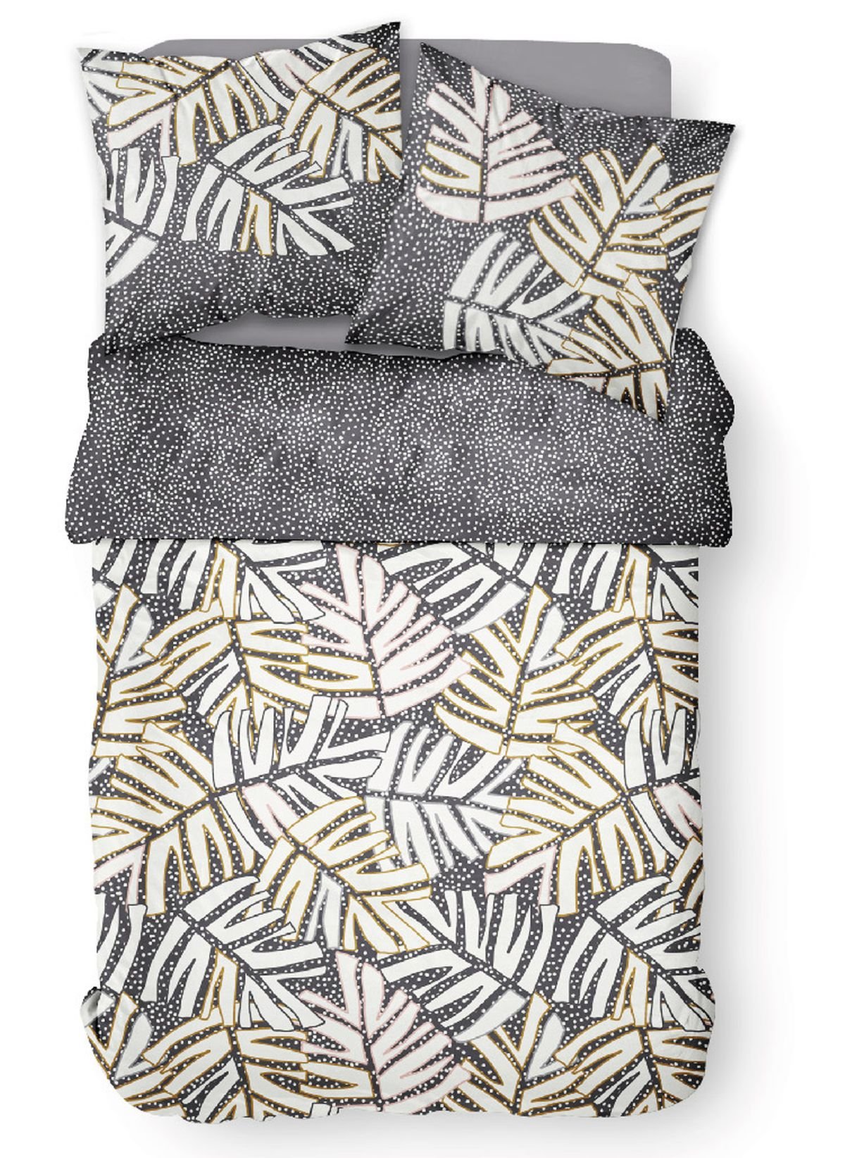 Cotton bedding set TODAY LINGE DE MAISON Black