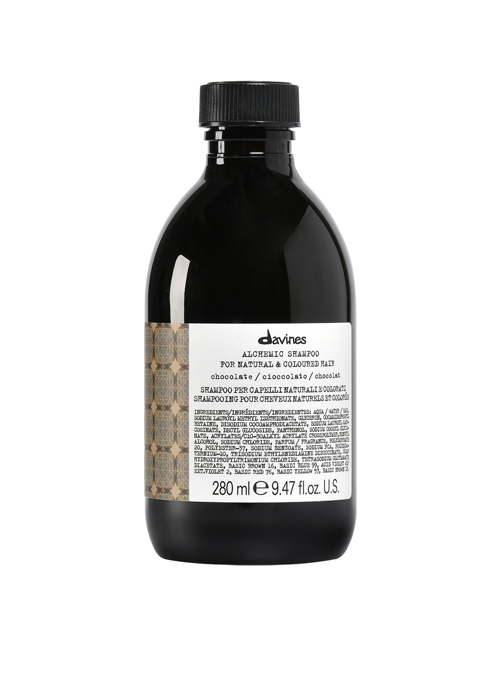 Alchemic chocolate shampoo DAVINES No color