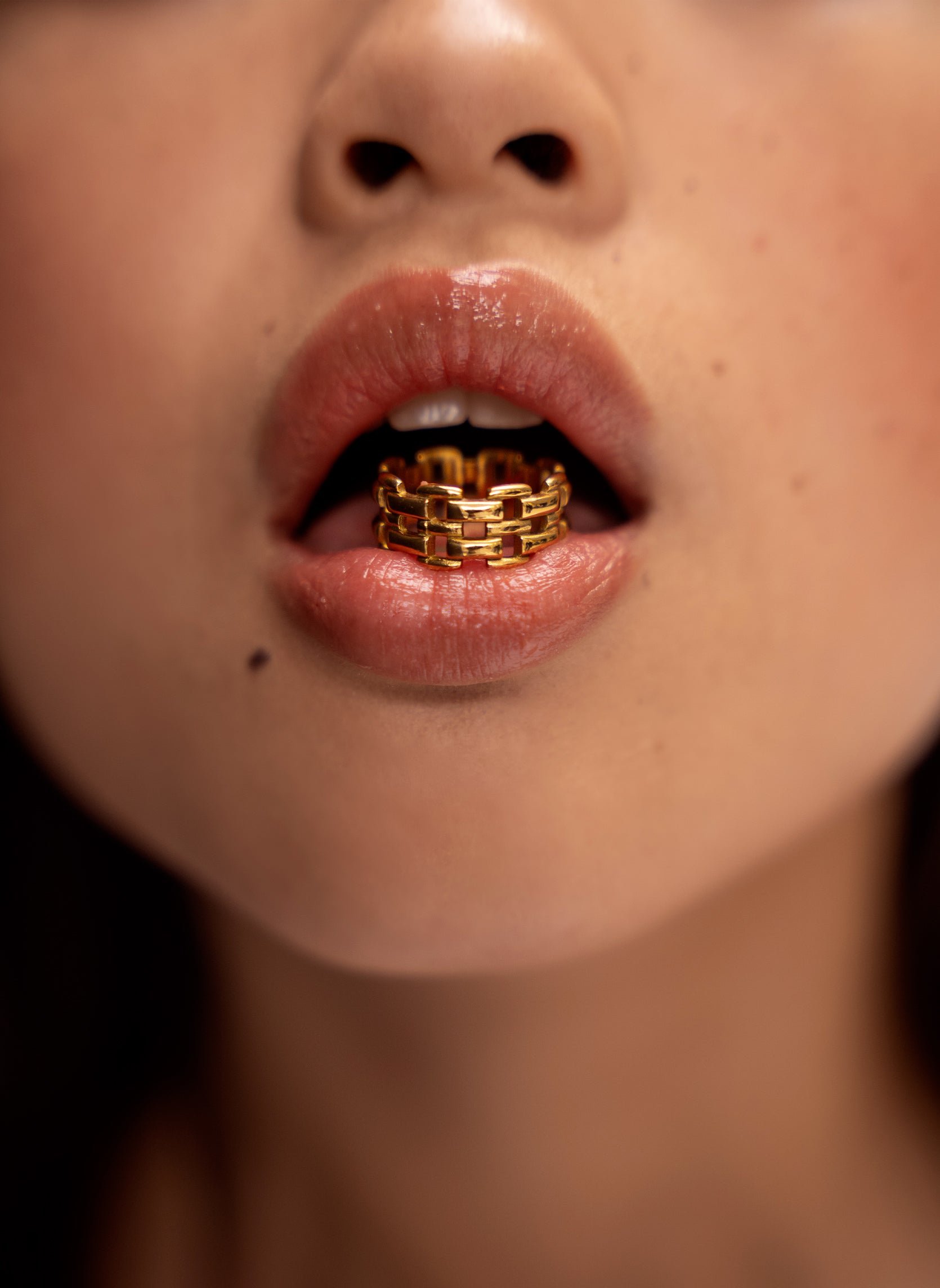 Wide ring Elisa AEC Paris Golden