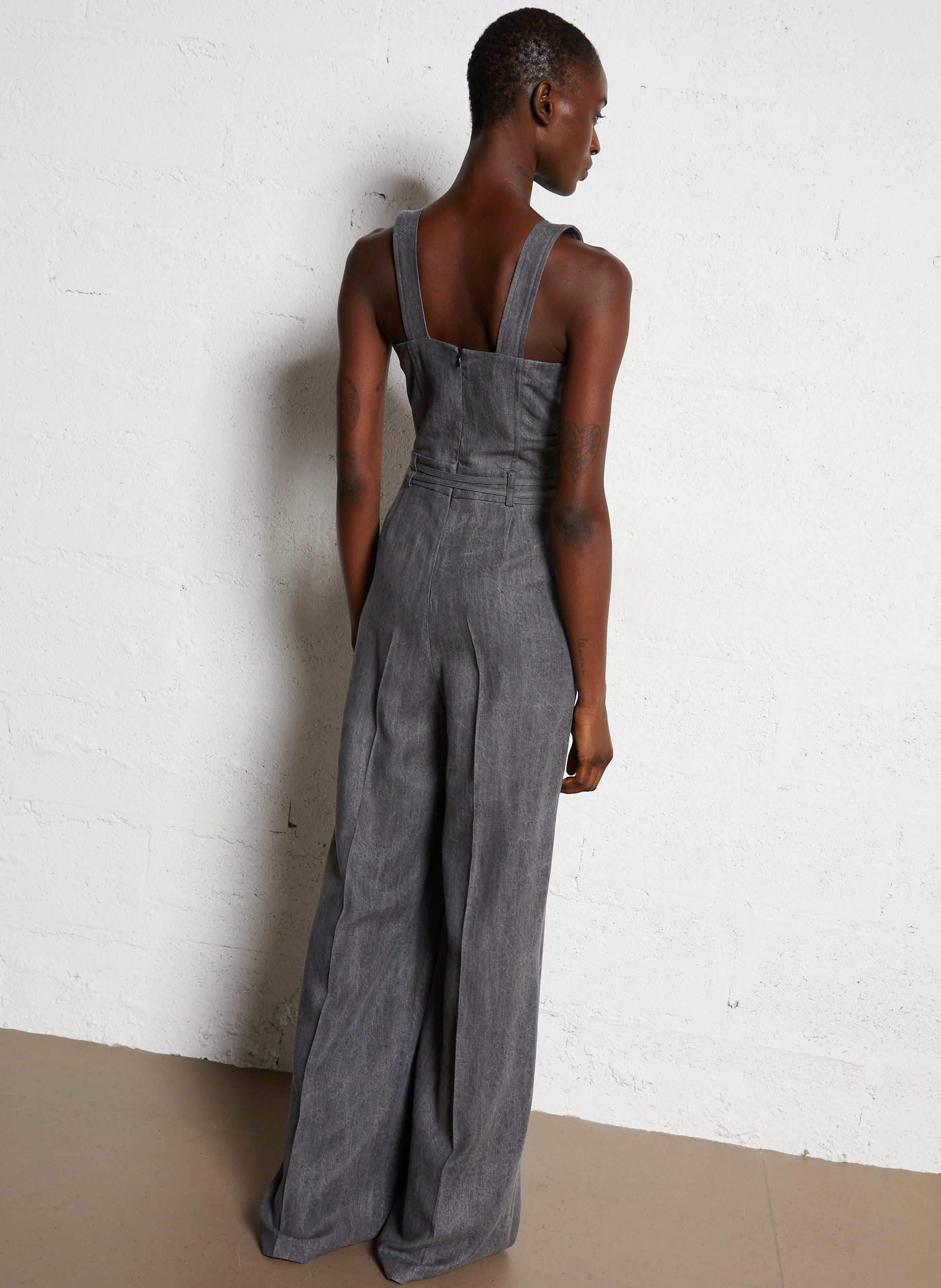 Canvas Jumpsuit LIU JO Grey