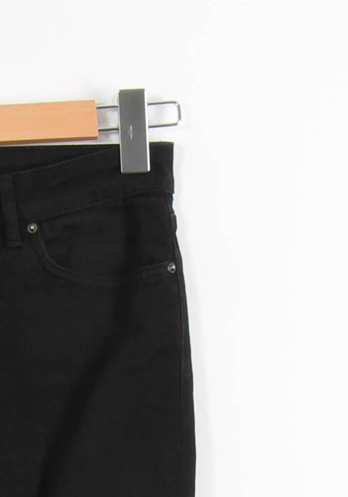 Cropped slim jeans with studs ACNE STUDIOS - Seconde Main Black