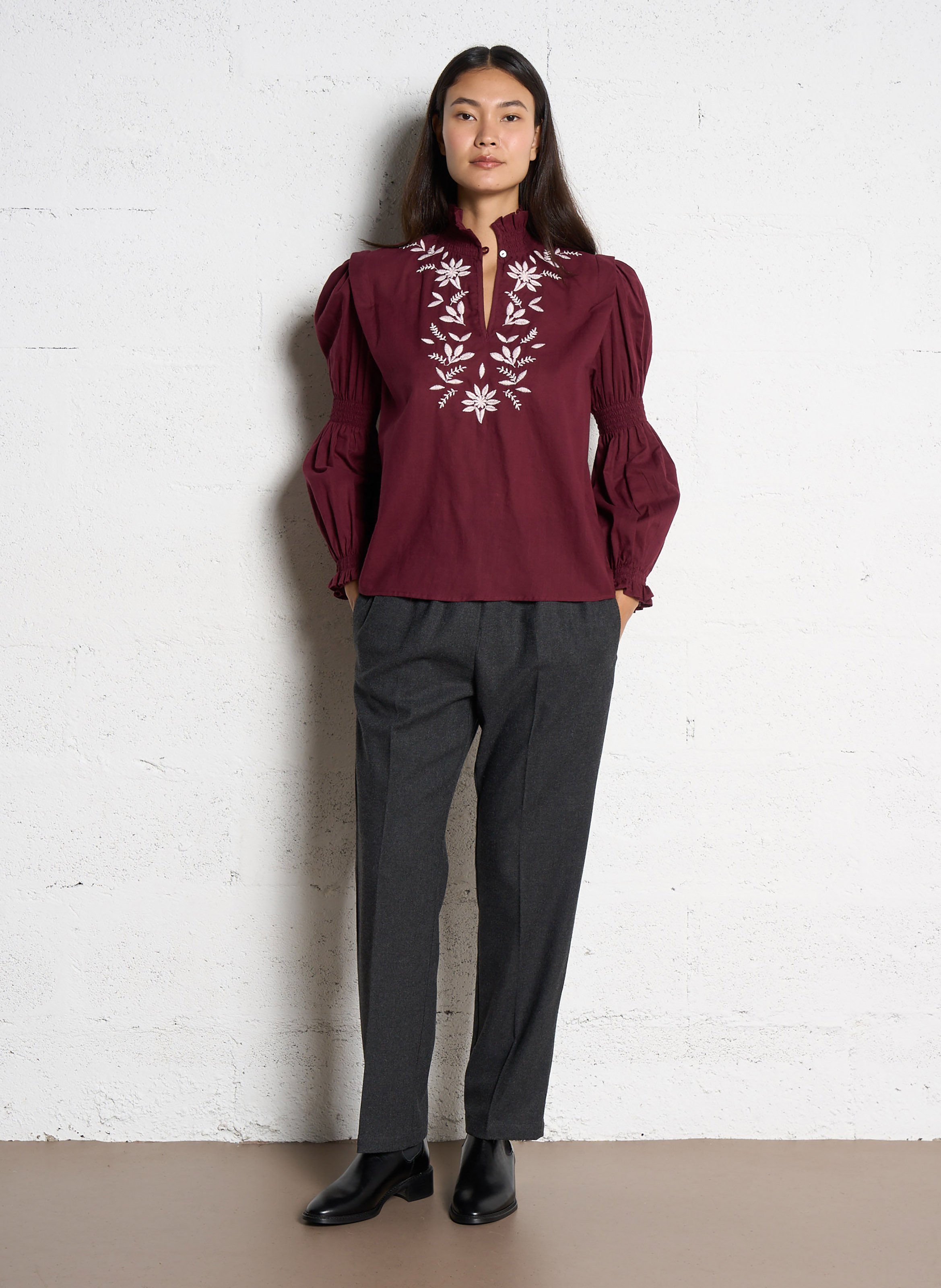 Smooth leather Chelsea boots BOCAGE Black