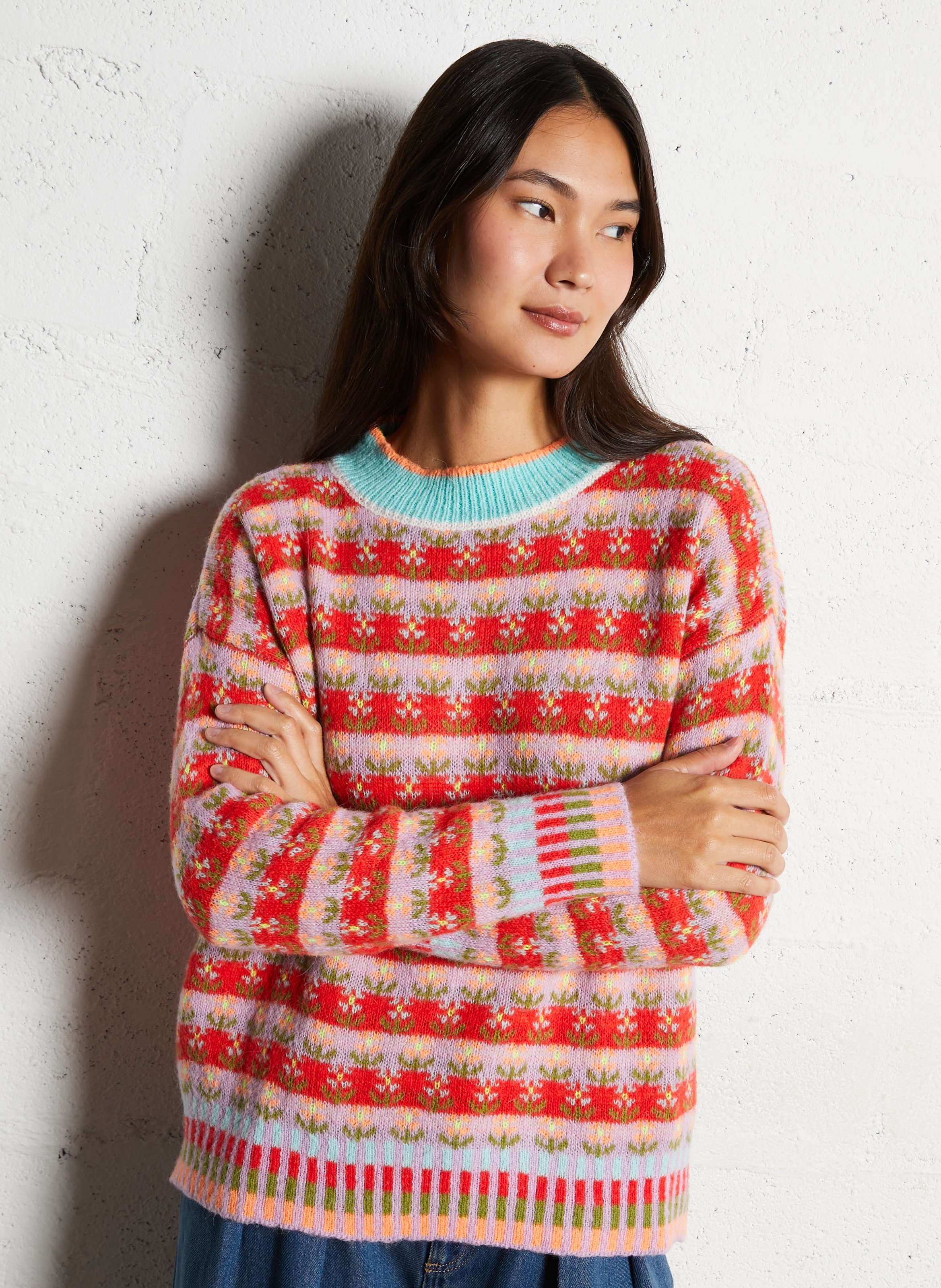 Pull oversize col rond DR BLOOM