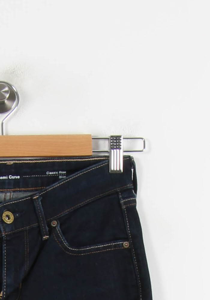 Cropped slim jeans with studs LEVI'S - Seconde main Blue