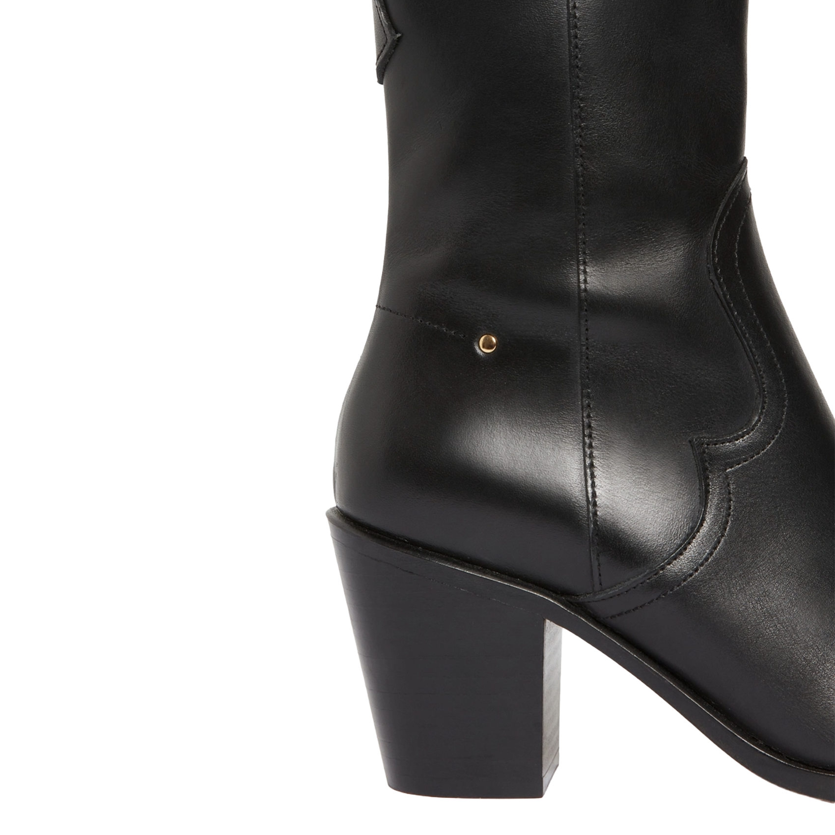Bianca leather ankle boots VANESSA BRUNO Black