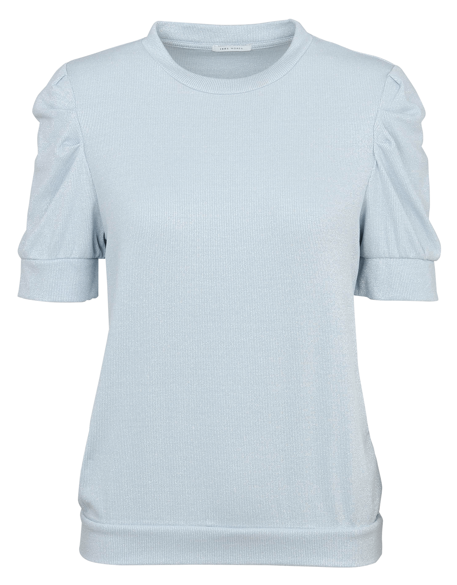 Round neck straight fit sequined sweater IKKS Blue