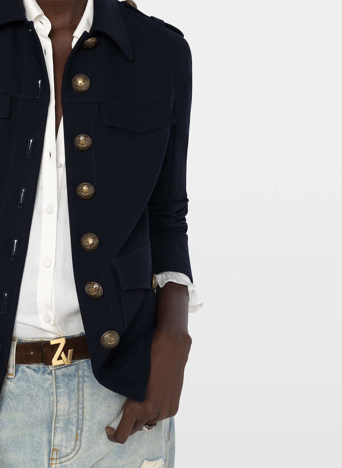 Blazer met klassieke kraag ZADIG&VOLTAIRE Blauw