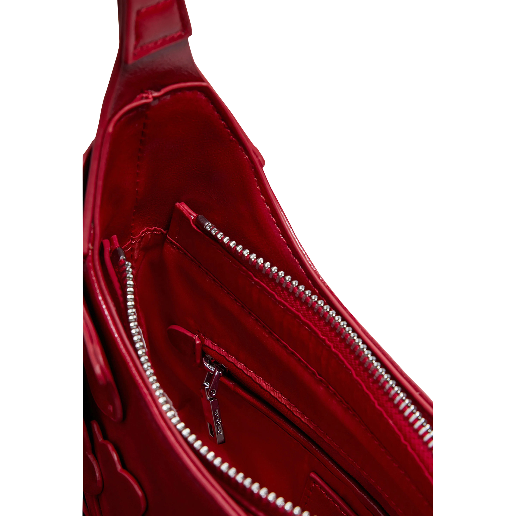 Sac porté épaule brillant DESIGUAL Rouge