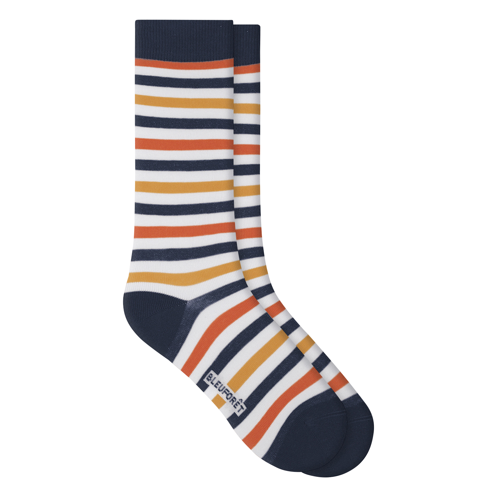 Gestreepte sokken van gemengd katoen BLEUFORET Veelkleurig