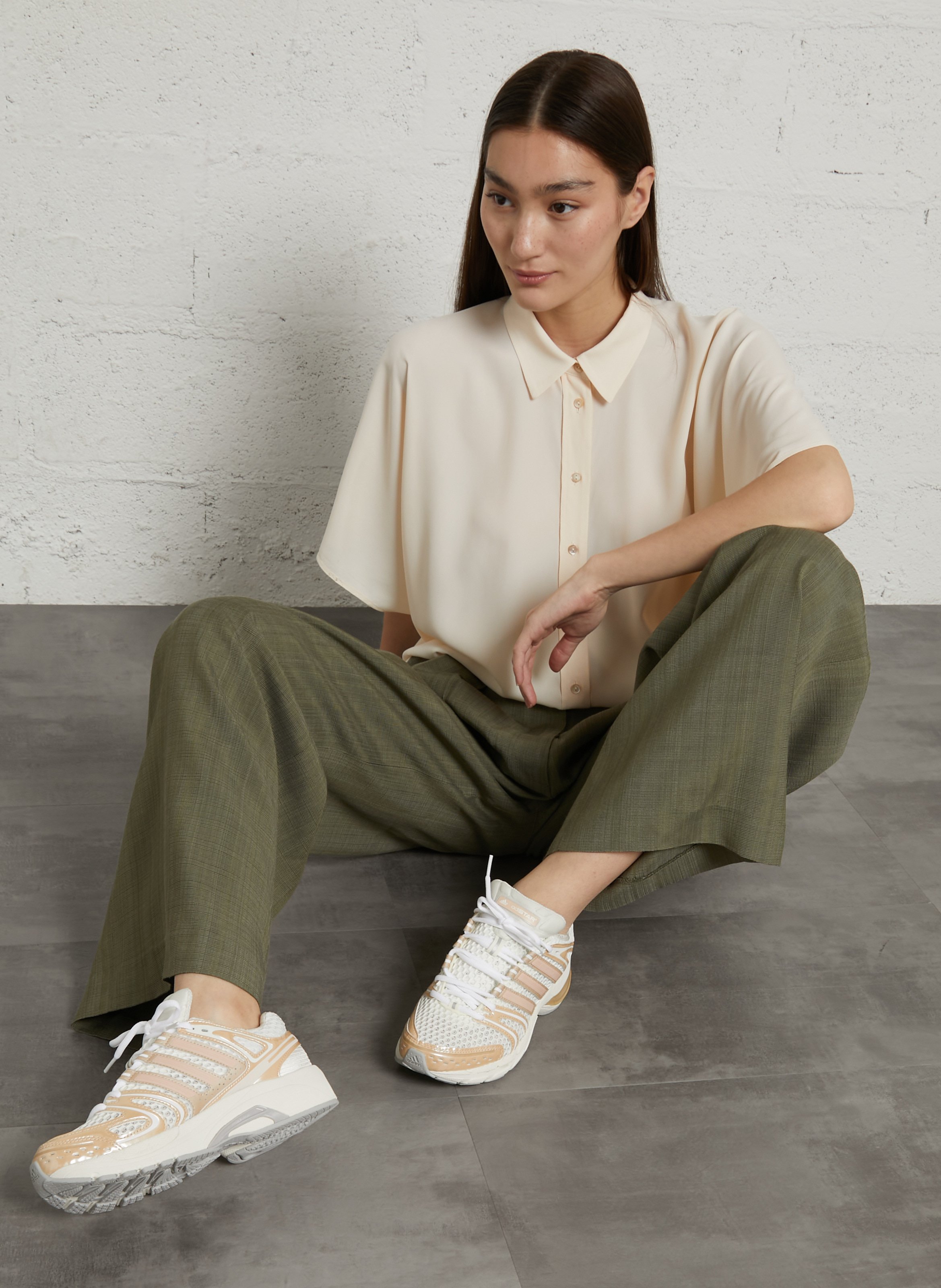 Lace-up low-top sneakers ADIDAS White