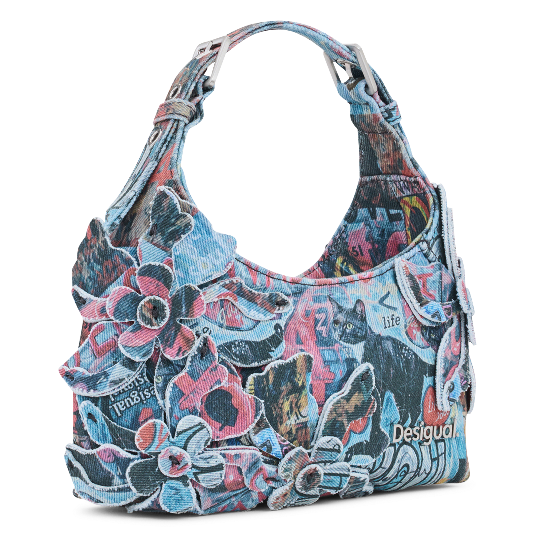 Sac à main en coton DESIGUAL Multicolore
