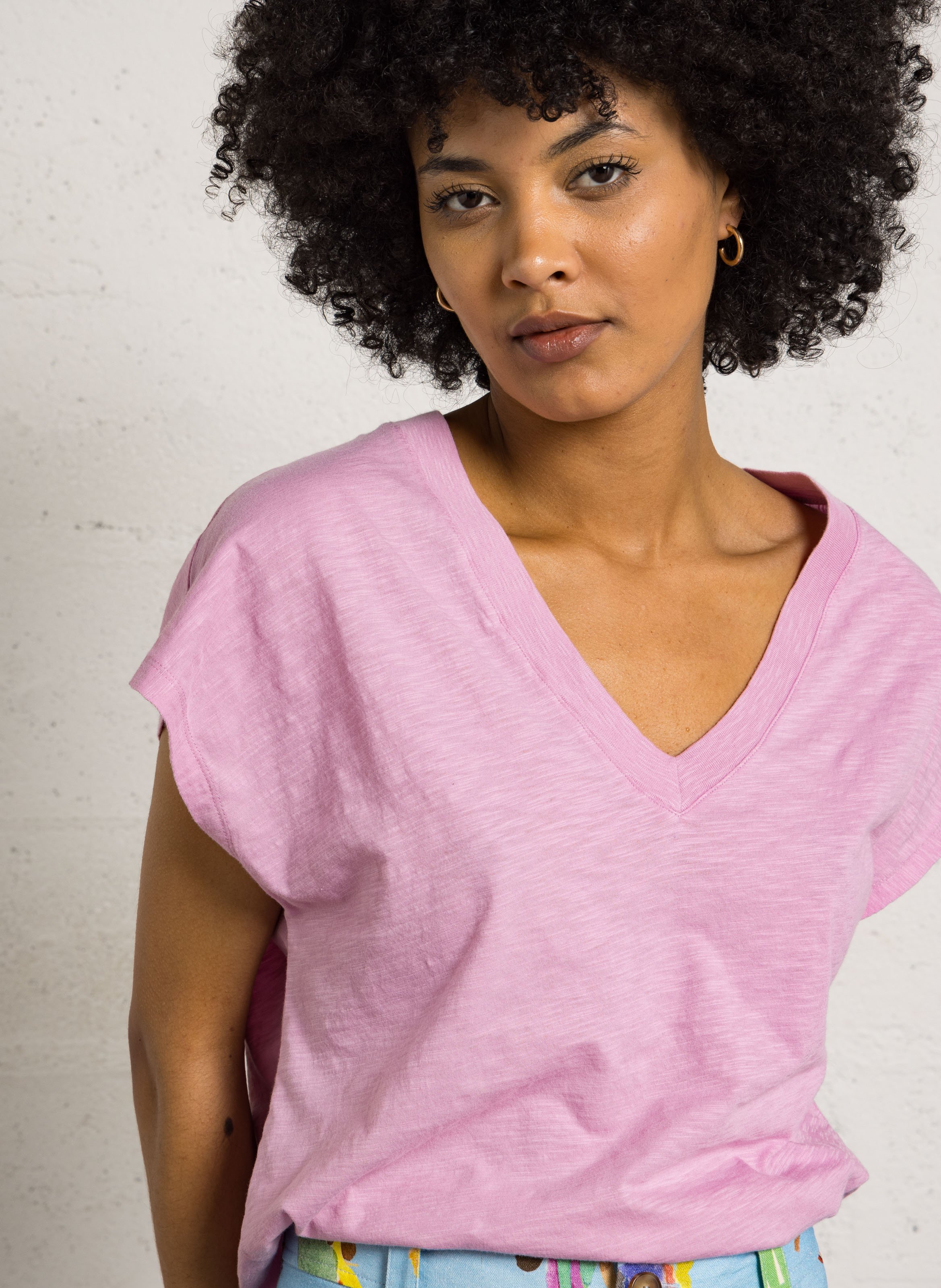 Katoenen T-shirt met boothals BENSIMON