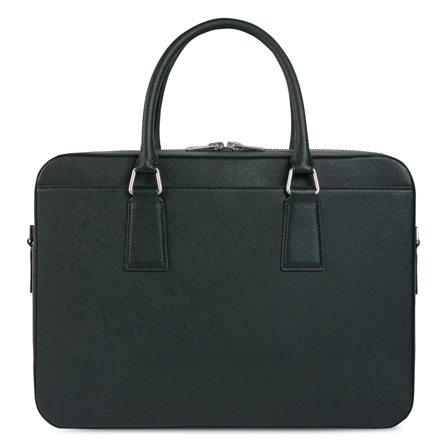 Laptoptas van hard materiaal | Groen SANDRO Heren