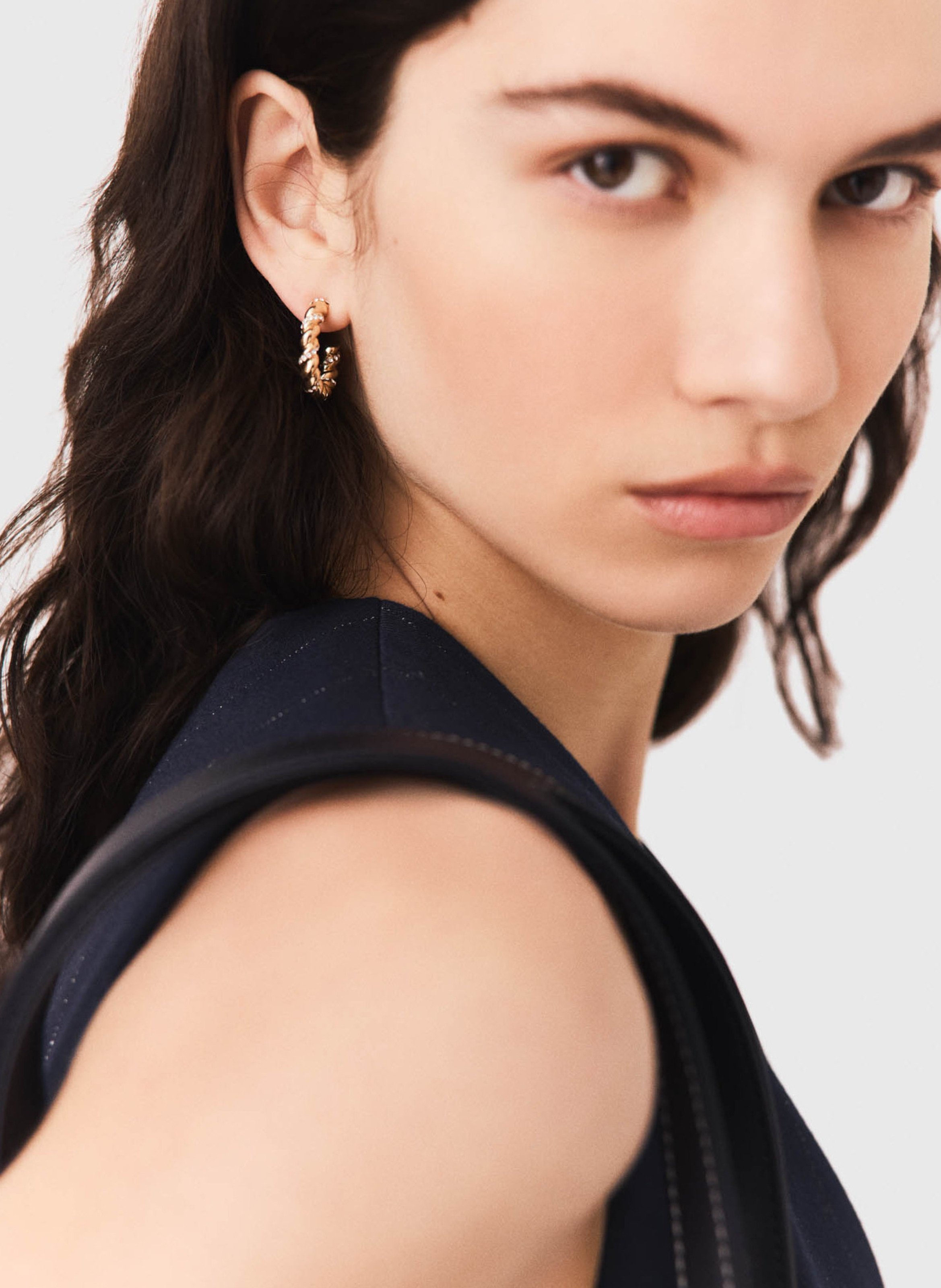 Boucles d'oreilles en laiton MAJE Doré