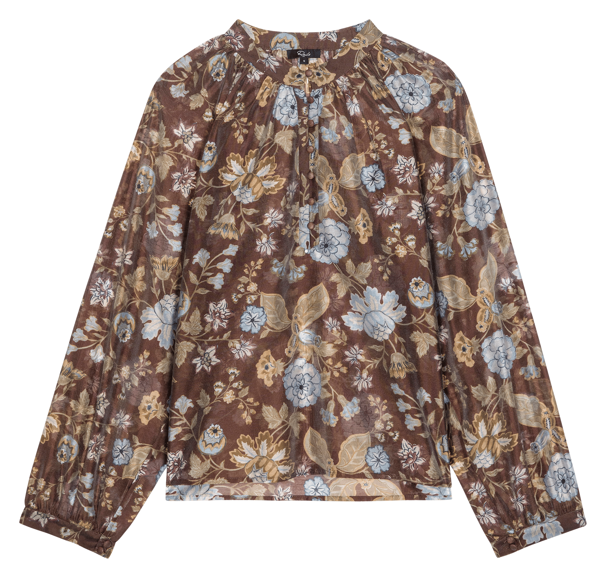 Top droit imprimé RAILS Multicolore