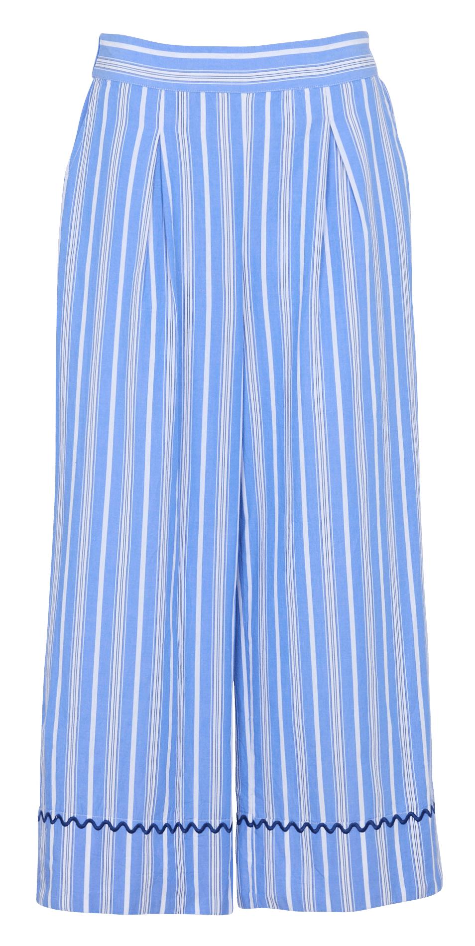 High-waisted wide-leg striped pants MAISON 123 Blue