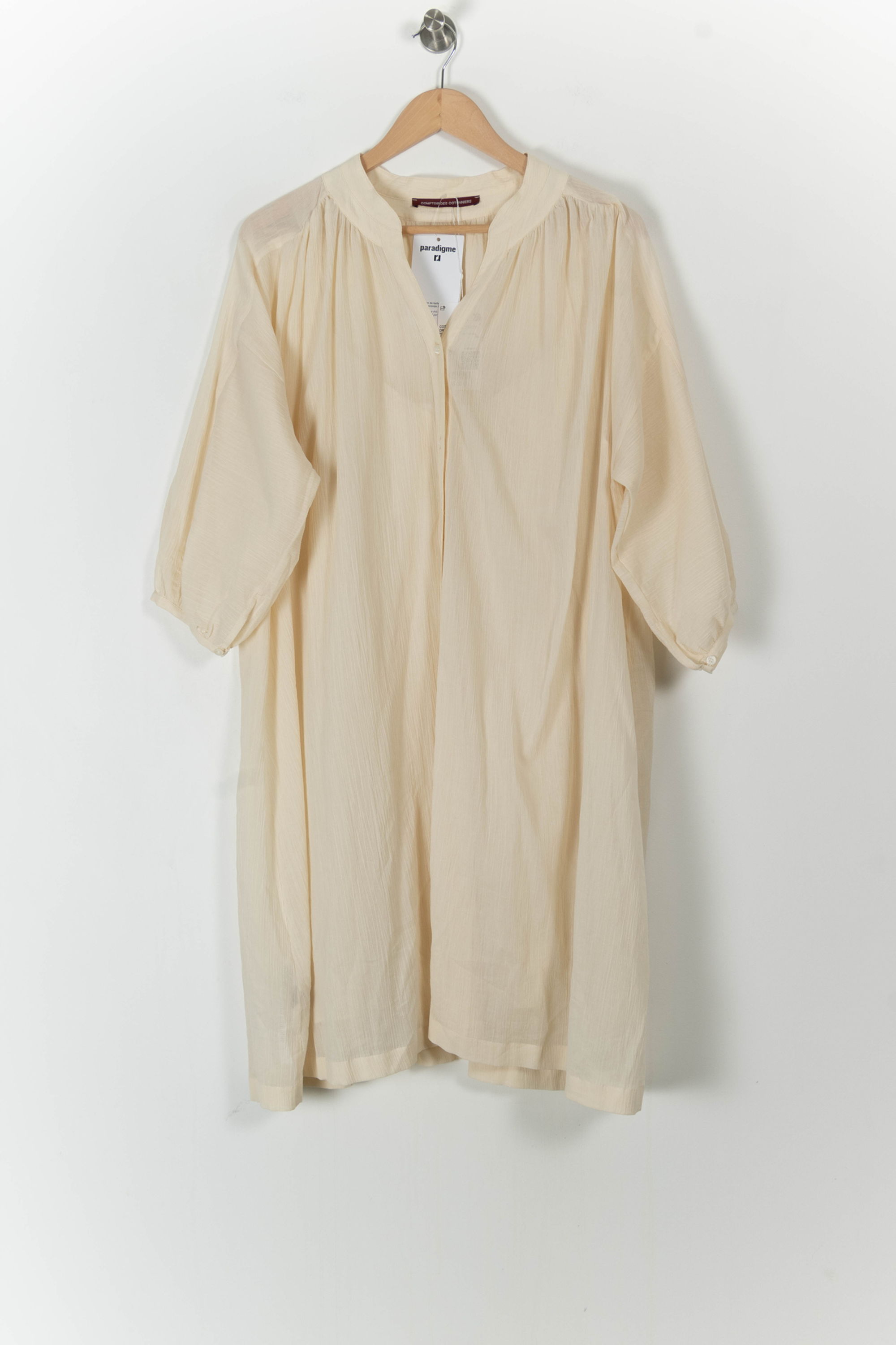 Robe courte & midi COMPTOIR DES COTONNIERS - Seconde main Beige