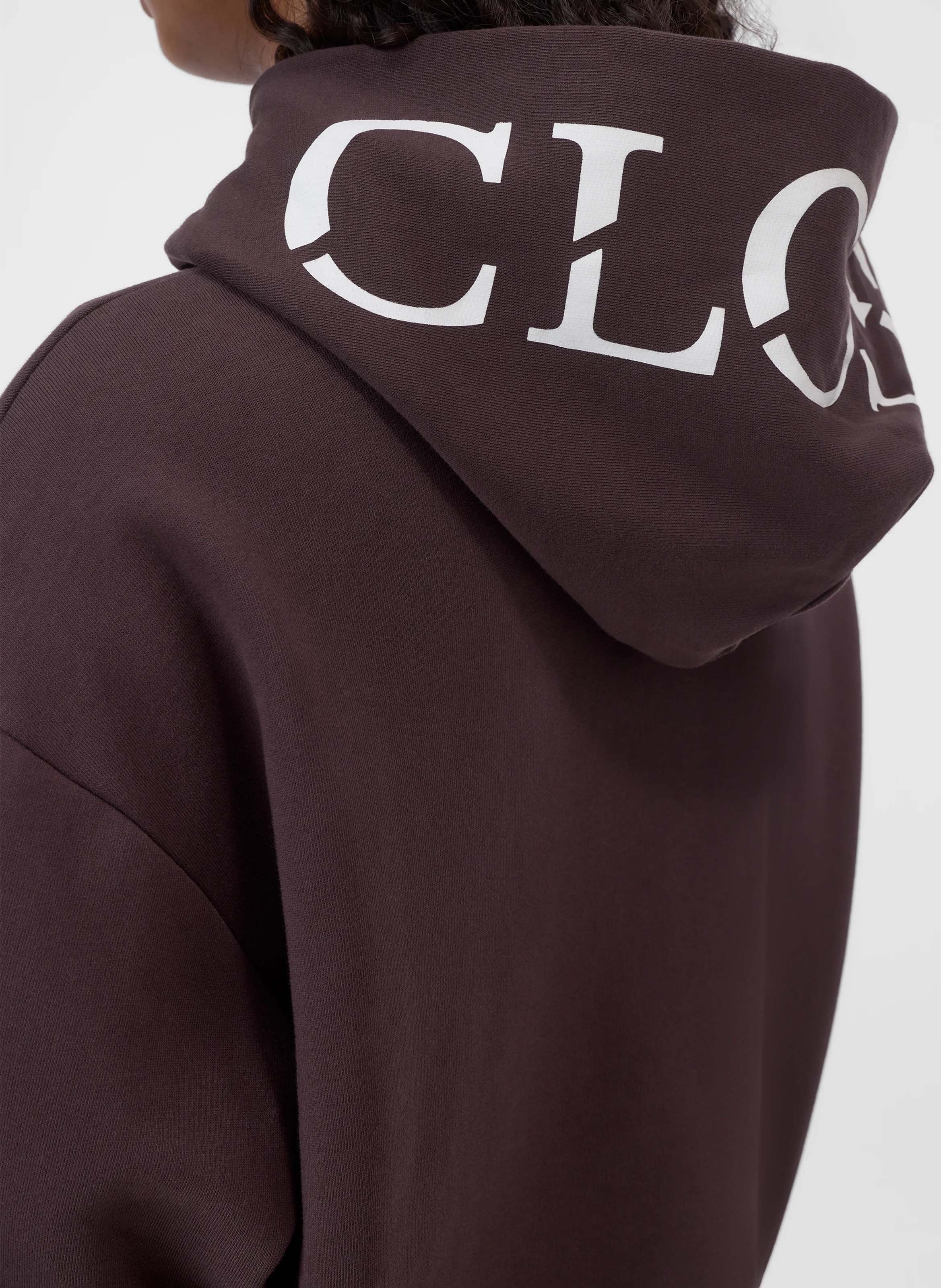Oversized sweater van biologisch katoen CLOSED Bruin