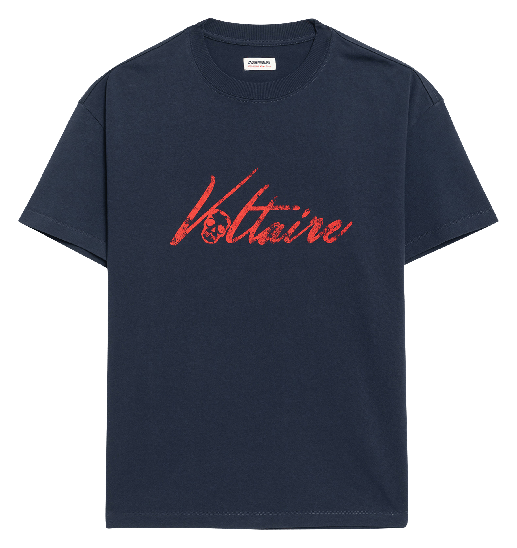 Oversized T-shirt van biokatoen ZADIG&VOLTAIRE Blauw