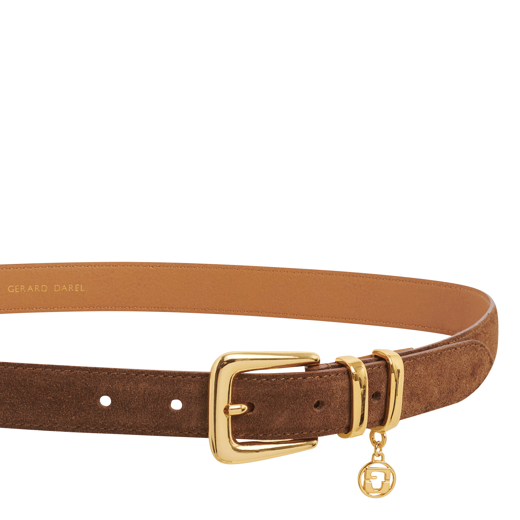 Leather belt  GERARD DAREL Brown