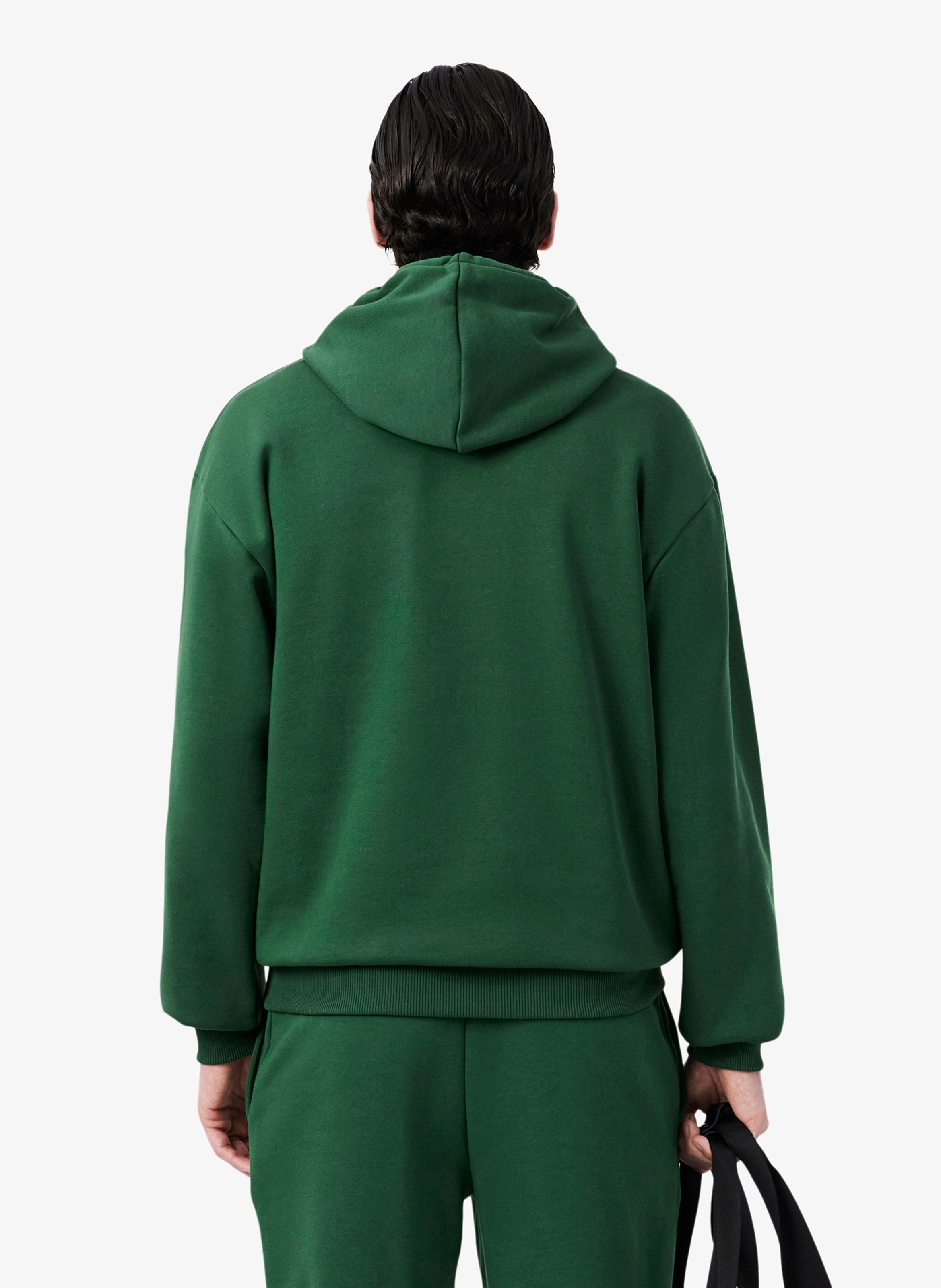 Cotton-blend hoodie LACOSTE Green
