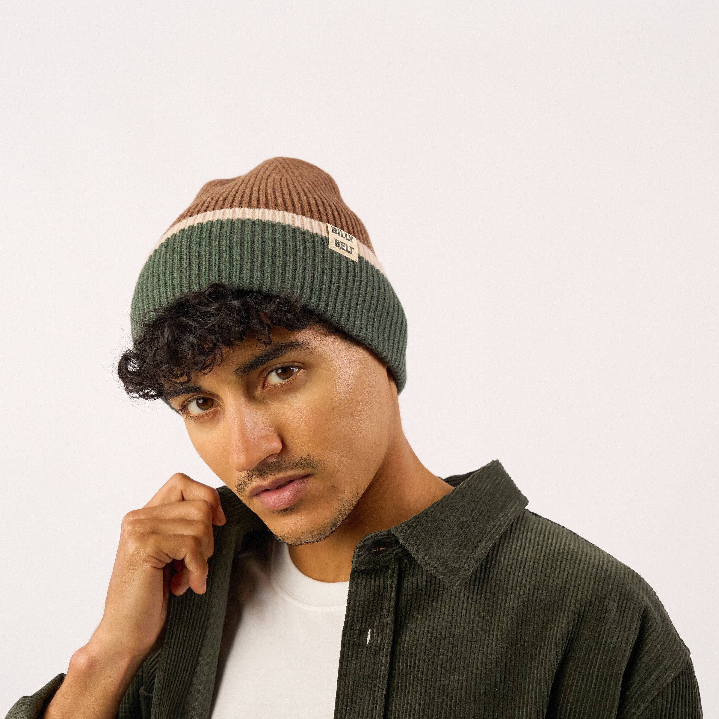 Wool hat BILLYBELT Brown