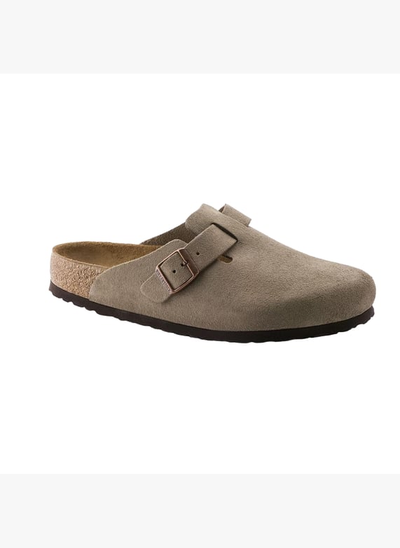 Sabots Boston etroite Marron Birkenstock Femme Place des Tendances