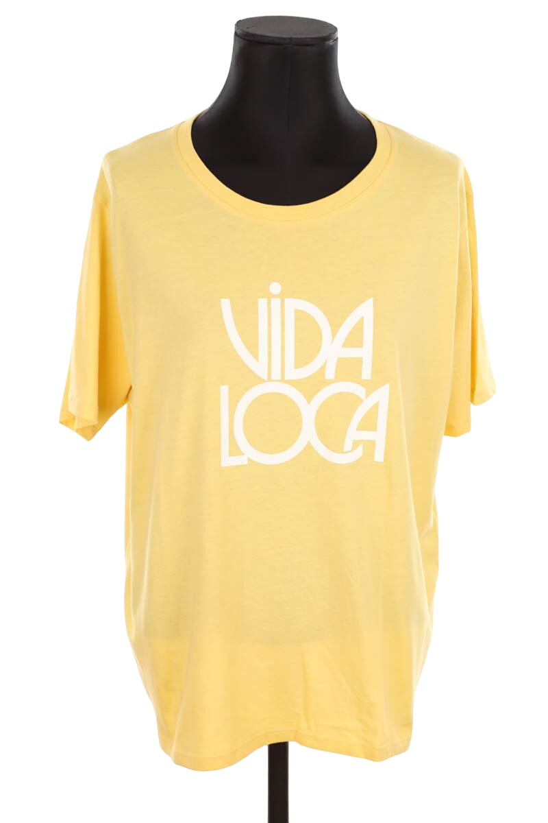 Cotton T-shirt SEZANE - Seconde main Yellow