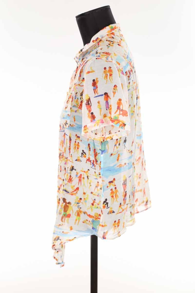 Cotton shirt SEZANE - Seconde main Multicolored