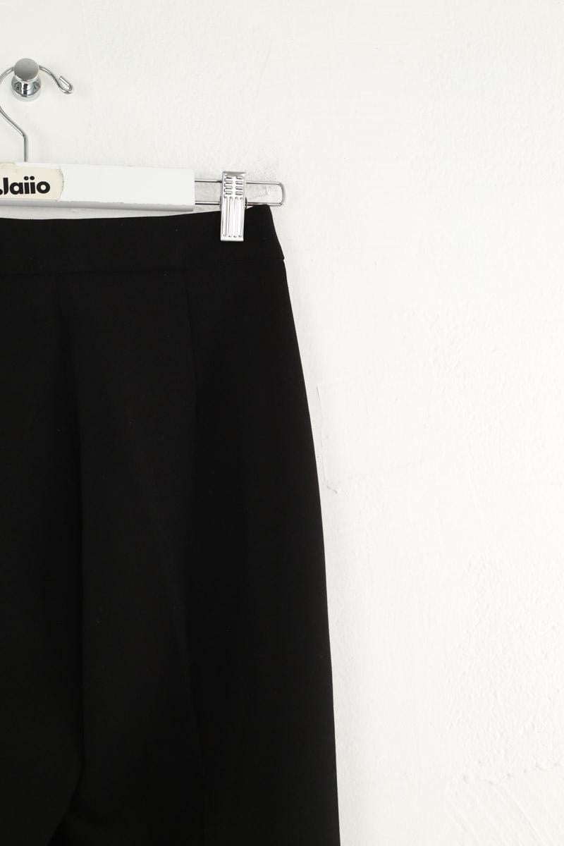 Black straight-leg  pants MUSIER - Seconde Main Black