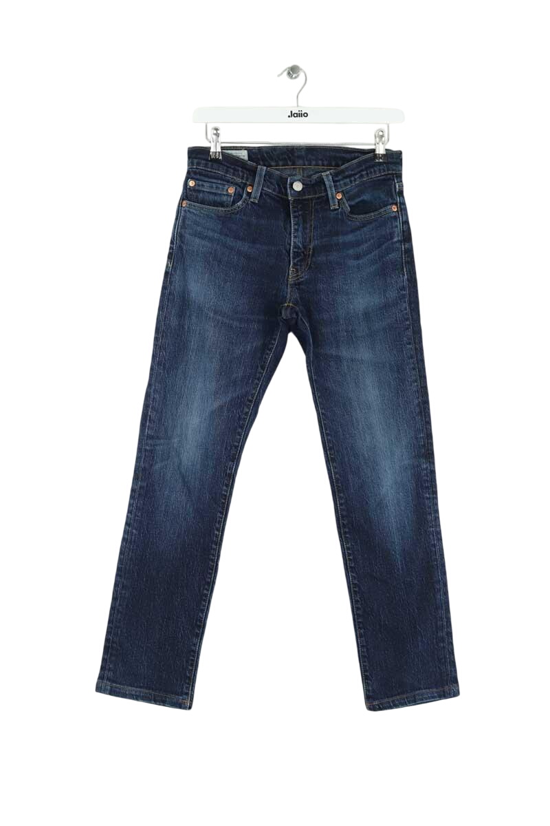 Cotton straight jeans LEVI'S - Seconde main Blue