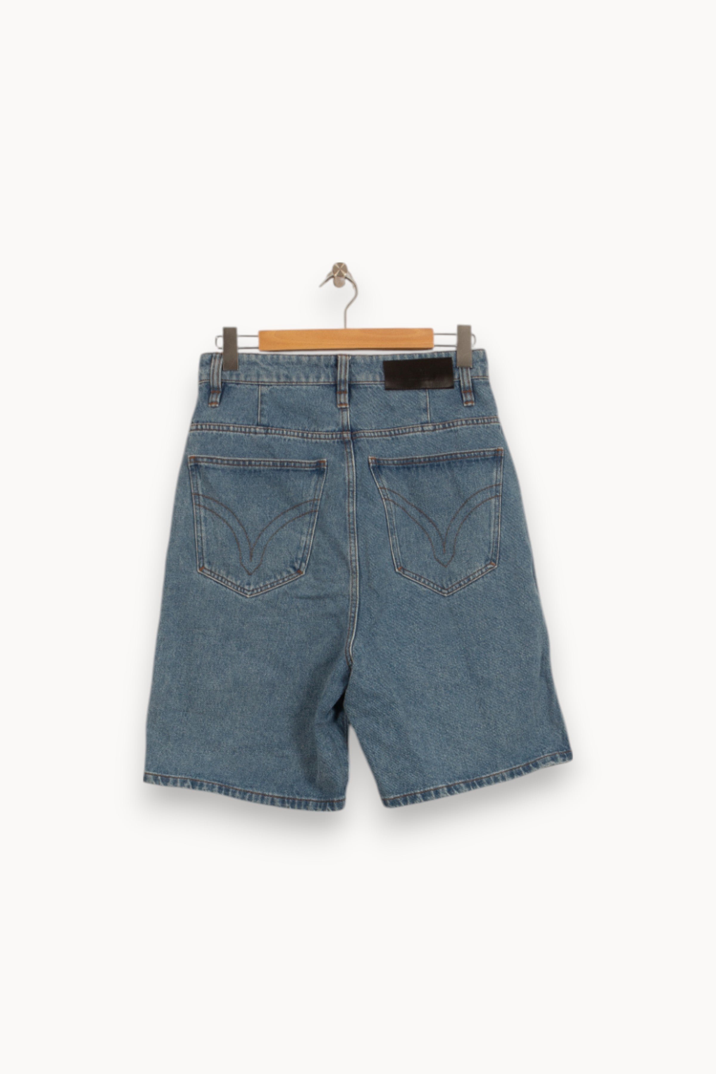 Cotton shorts AMI PARIS - Seconde Main Blue