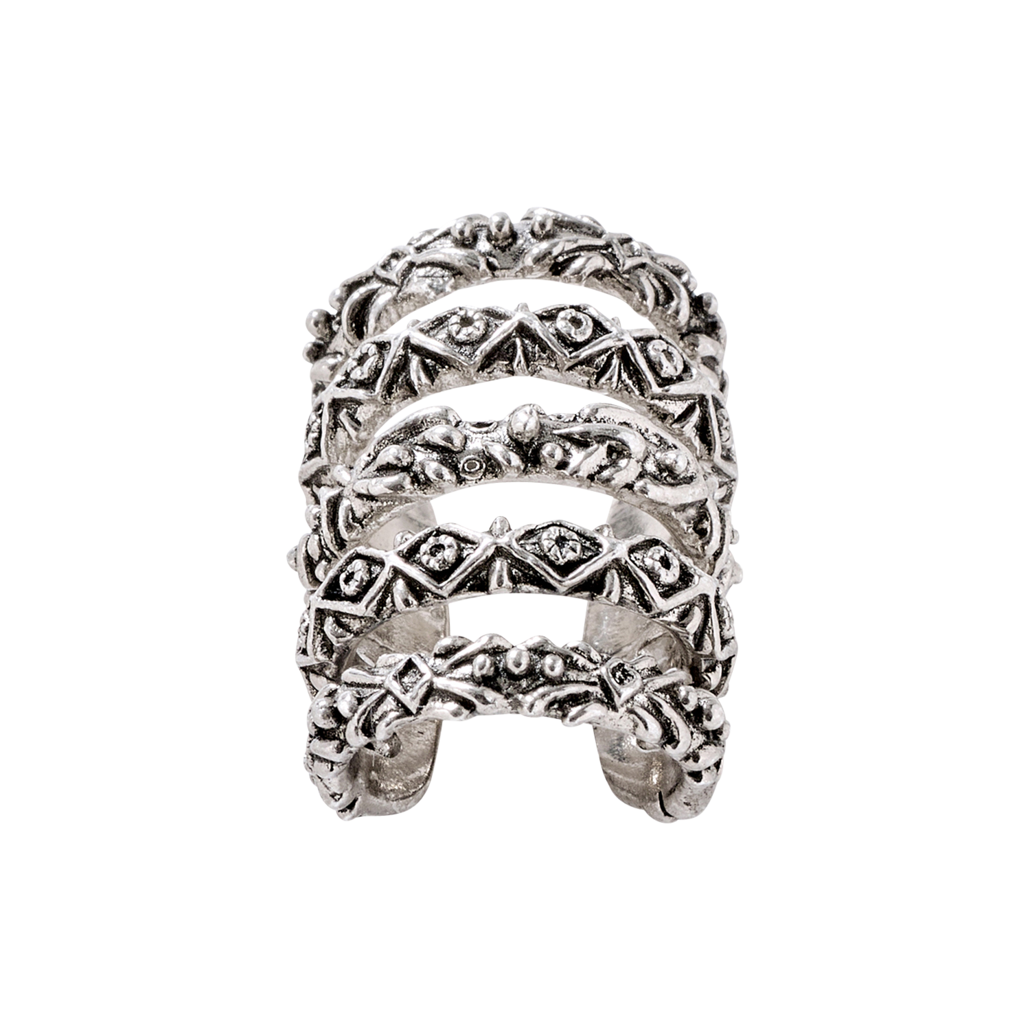 Boucle d'oreille earcuff BA&SH Argent