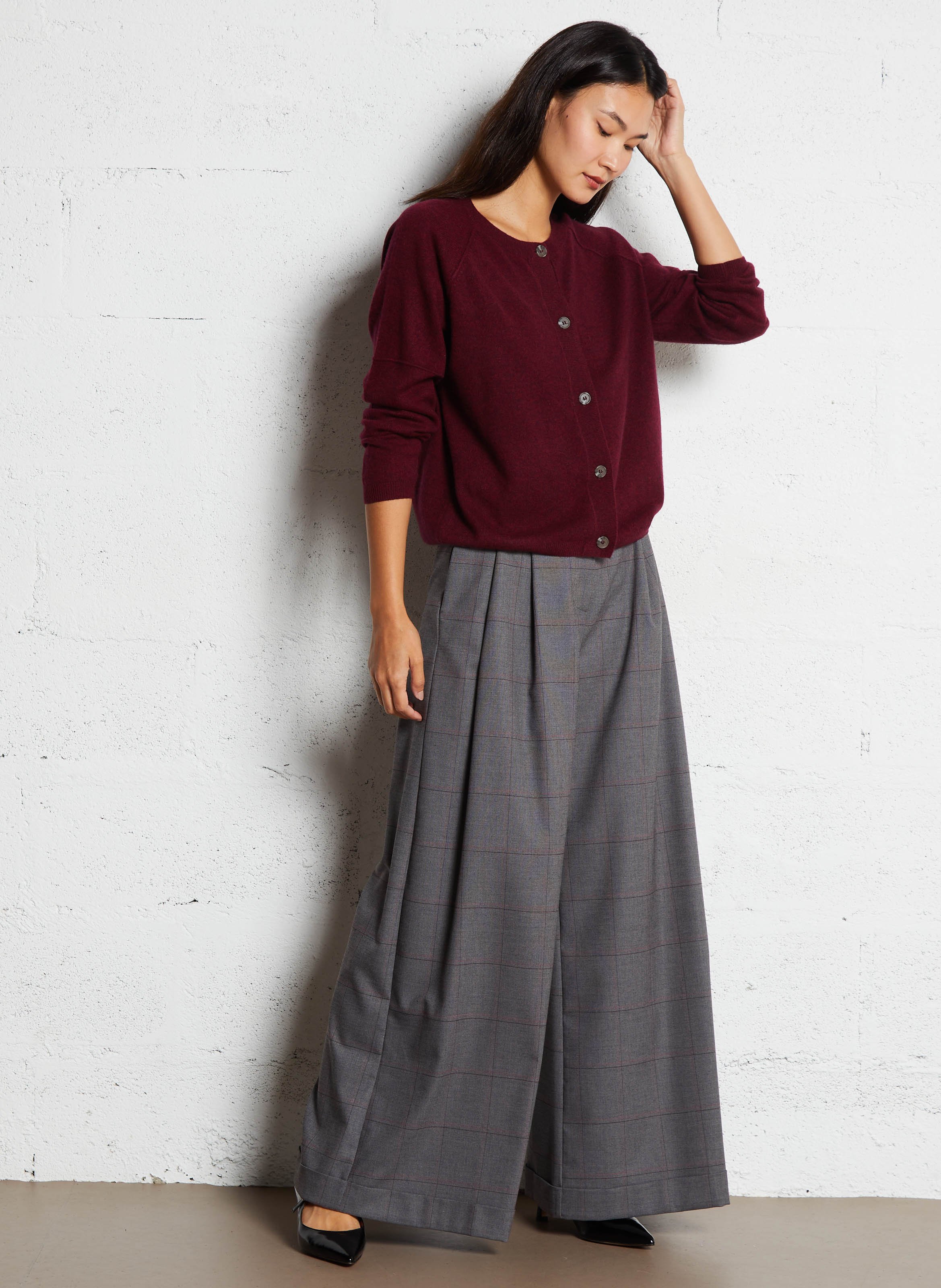 Escarpins à petits talons en cuir RIVECOUR Noir