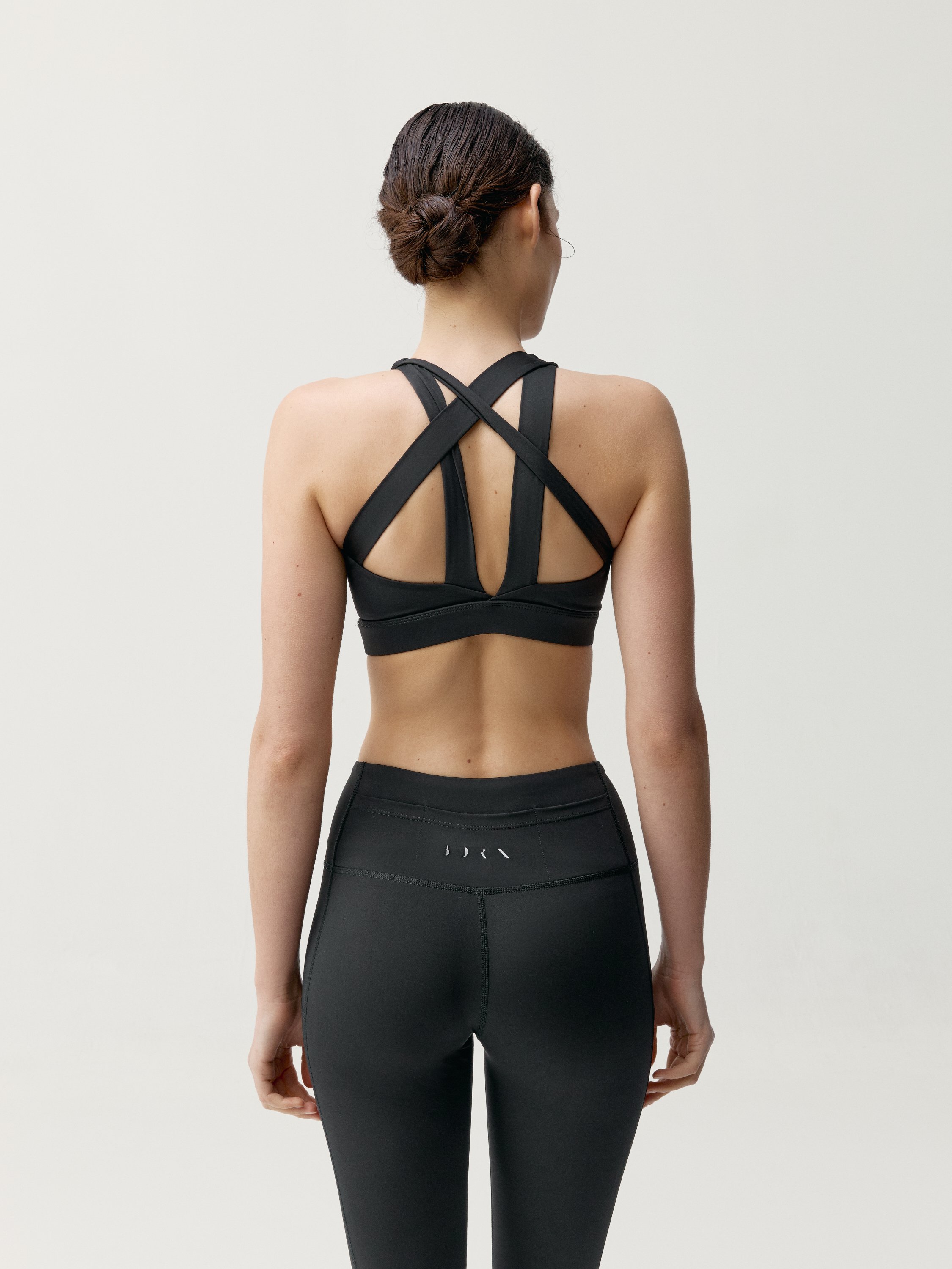 High-Performance Sports Bra with High Support BORN LIVING YOGA Black