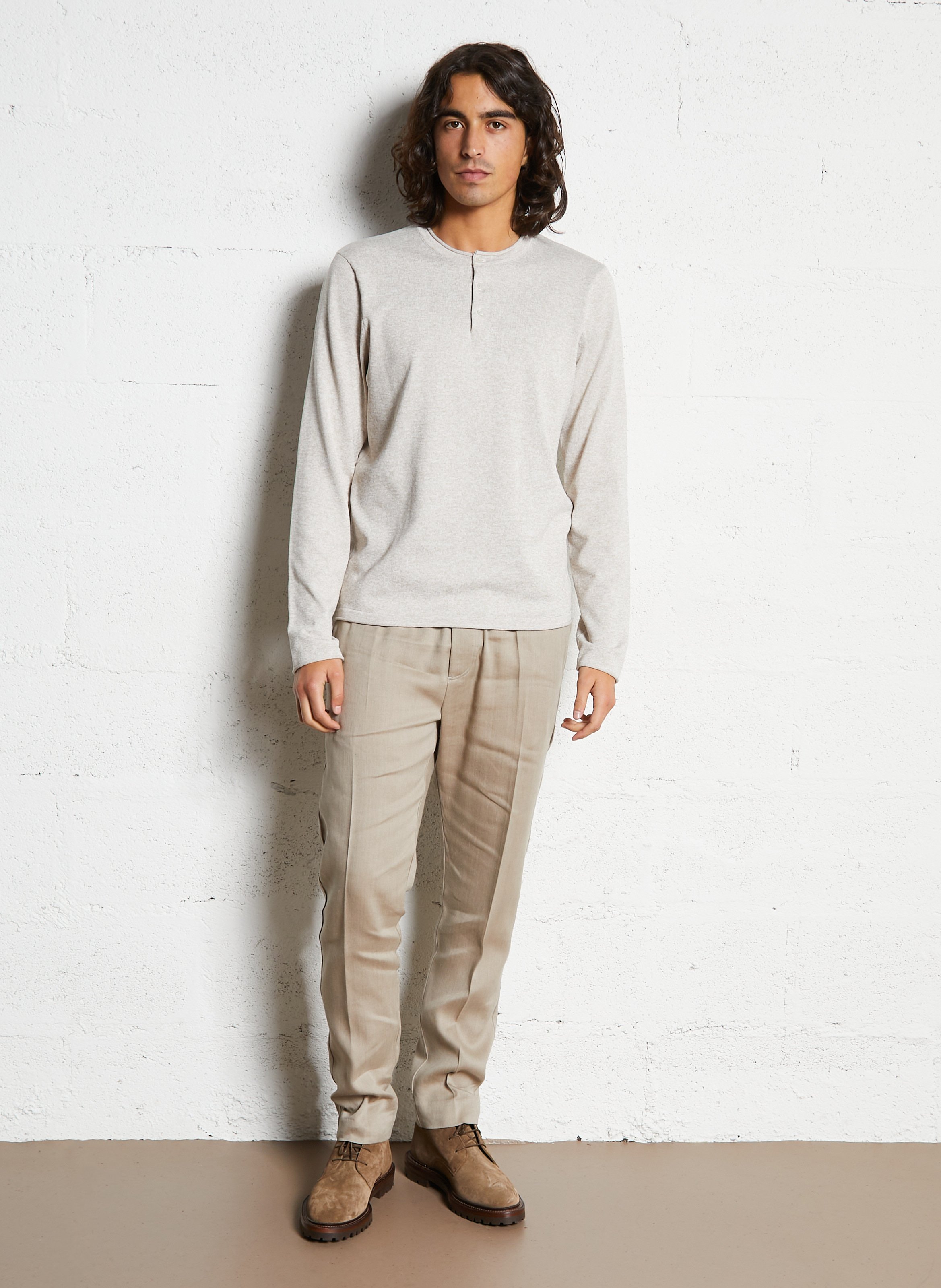 Boots à lacets en cuir suédé BOBBIES Marron