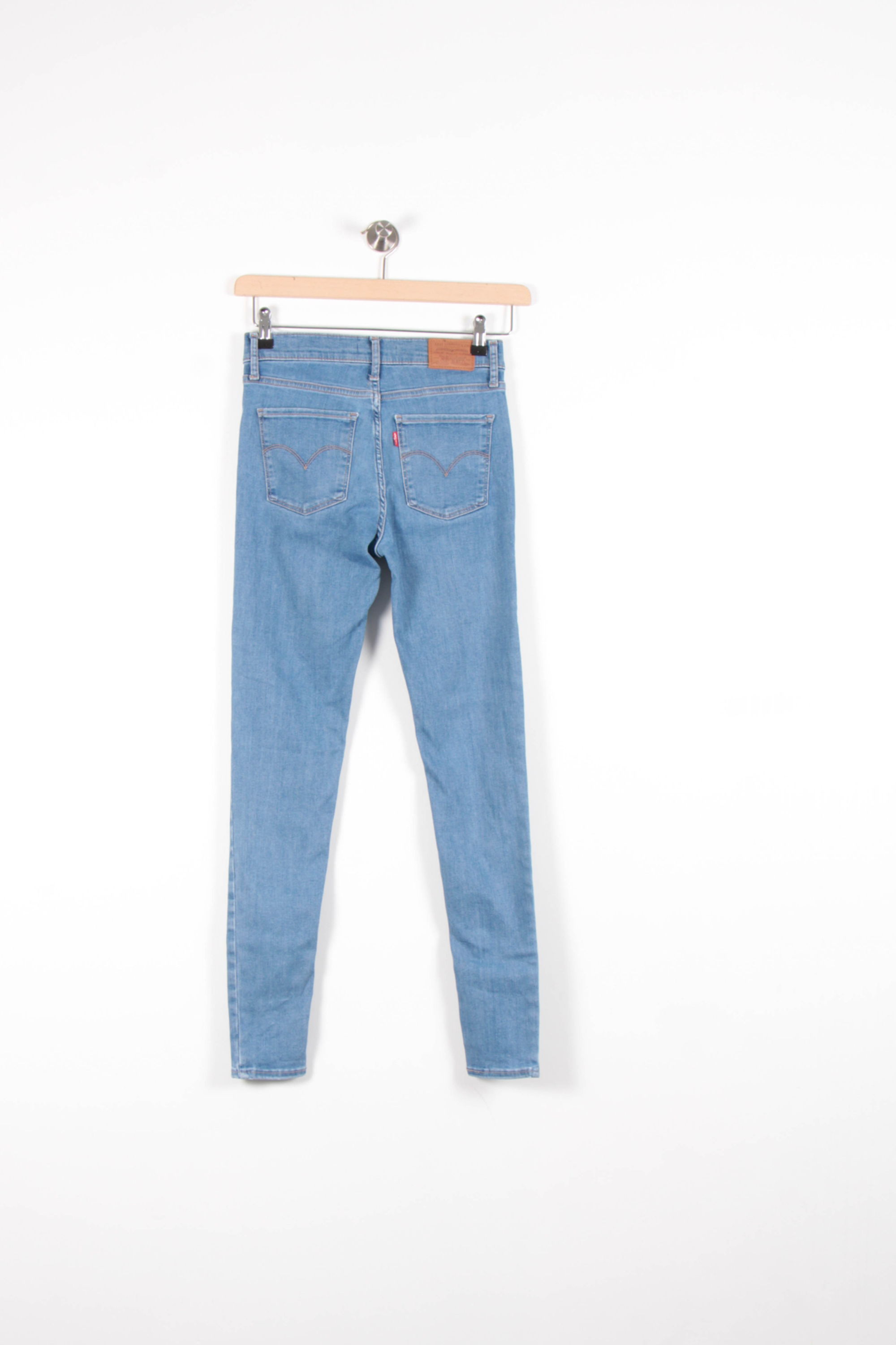 Cropped slim jeans with studs LEVI'S - Seconde main Blue