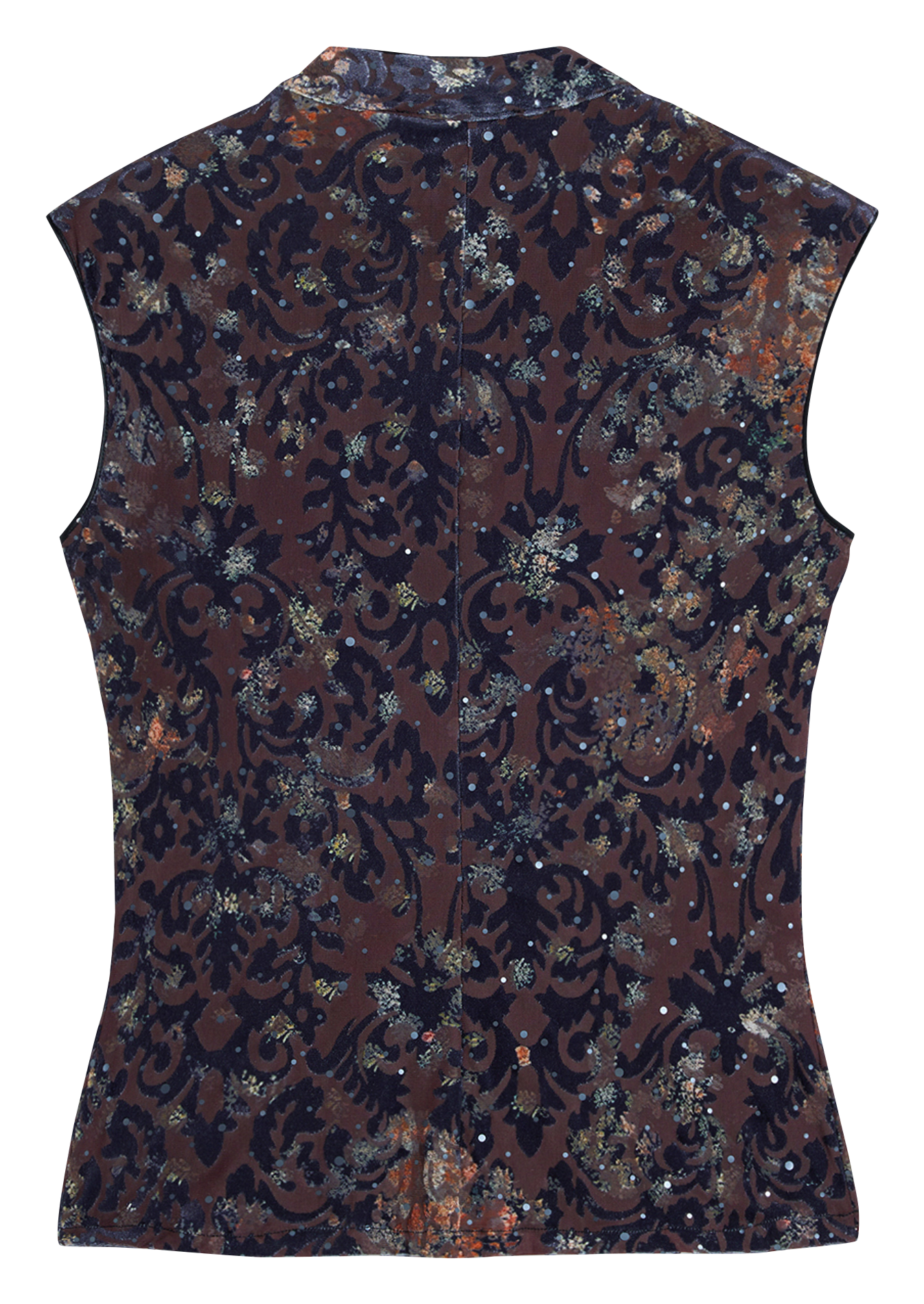 Blusa a girocollo stampata DESIGUAL Nero