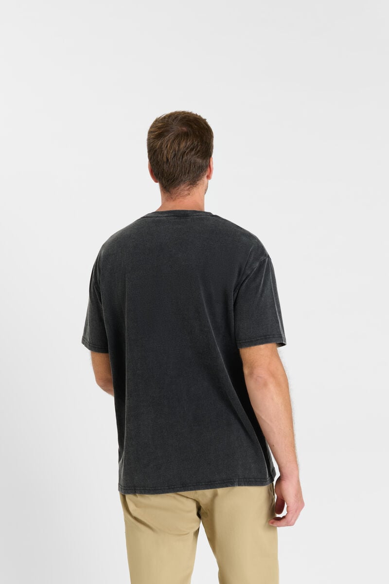 Tommy Badge T-shirt LE TEMPS DES CERISES Black