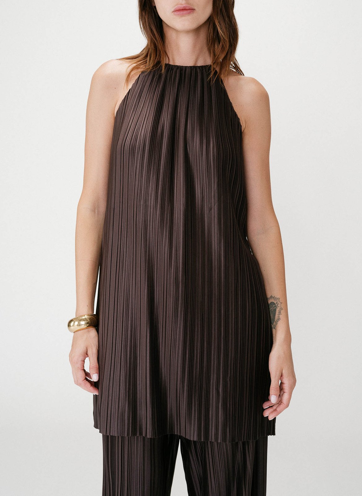 Robe courte col rond GRACE ET MILA