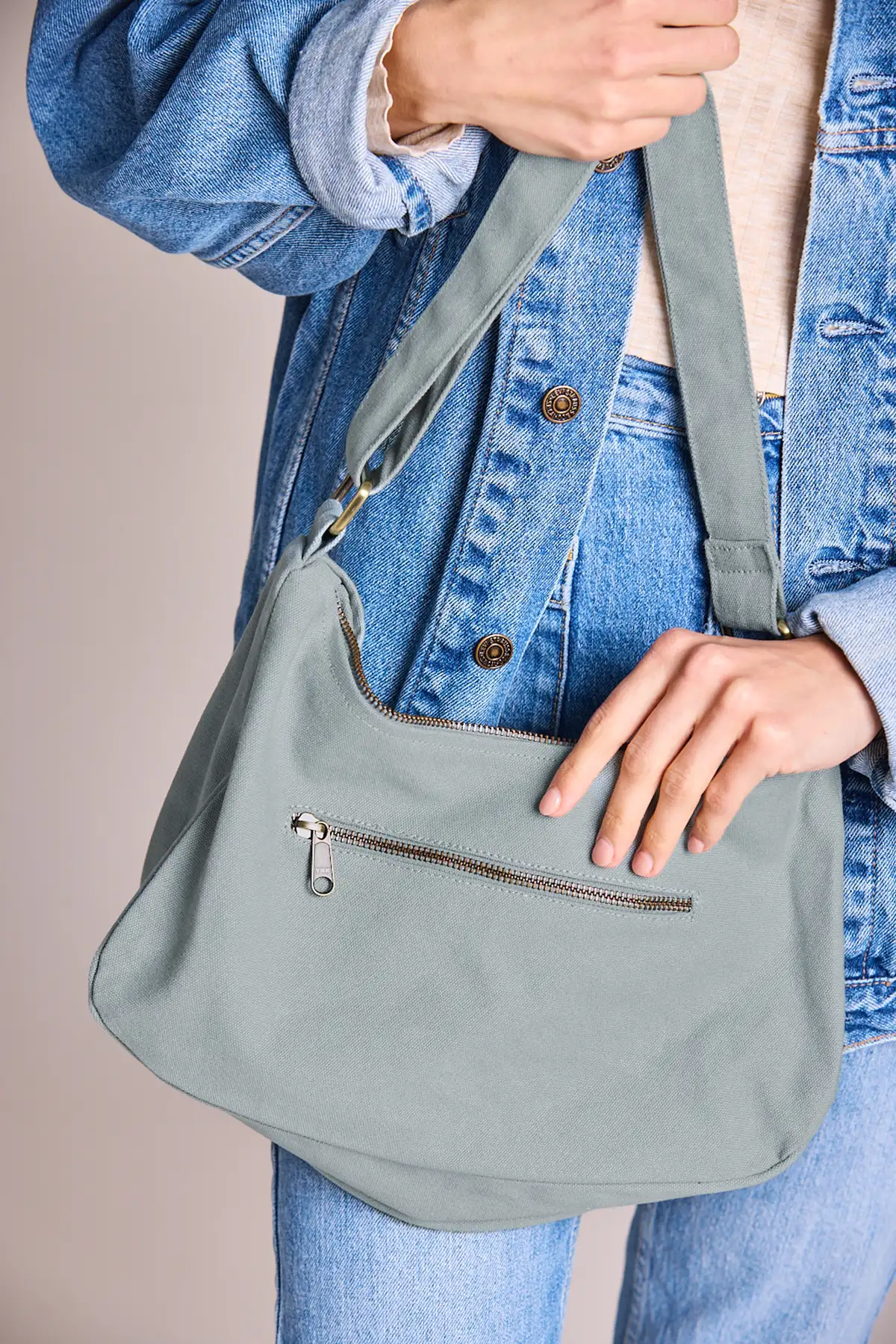 Cotton handbag HINDBAG Green