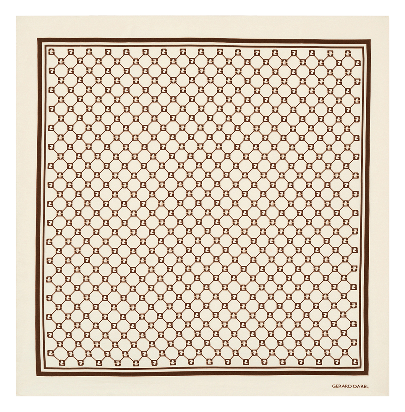 Foulard imprimé en soie GERARD DAREL