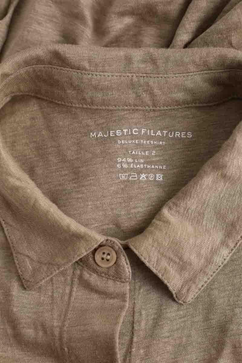 Shirt MAJESTIC FILATURES - SECONDE MAIN Brown