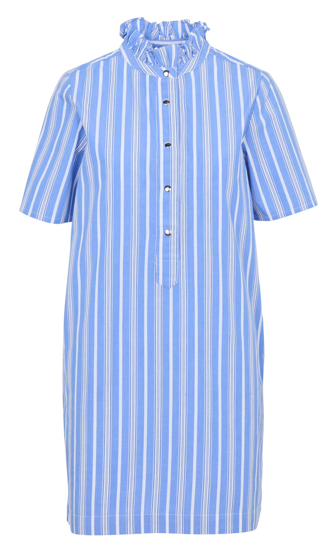 Short buttoned striped dress MAISON 123 Blue